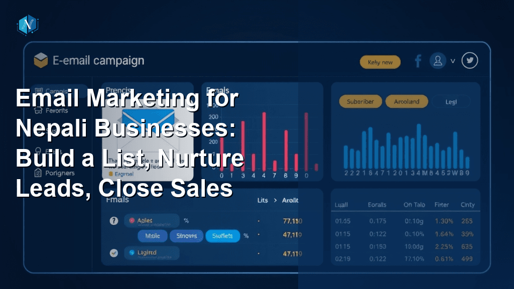 Email Marketing for Nepali Businesses: Build a List, Nurture Leads, Close Sales