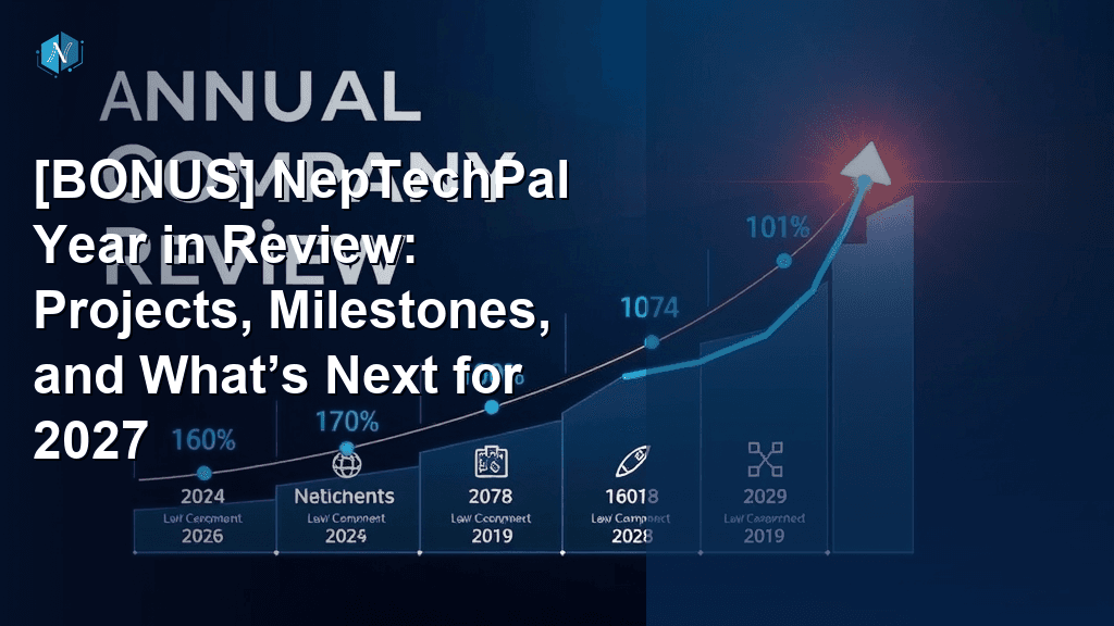 [BONUS] NepTechPal Year in Review: Projects, Milestones, and What’s Next for 2027